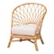 Bali & Pari Emmeline Bohemian Honey Rattan Accent Chair 245-13640-ZORO - alternate 1